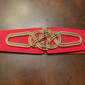 Ladies elastic band fashion belts